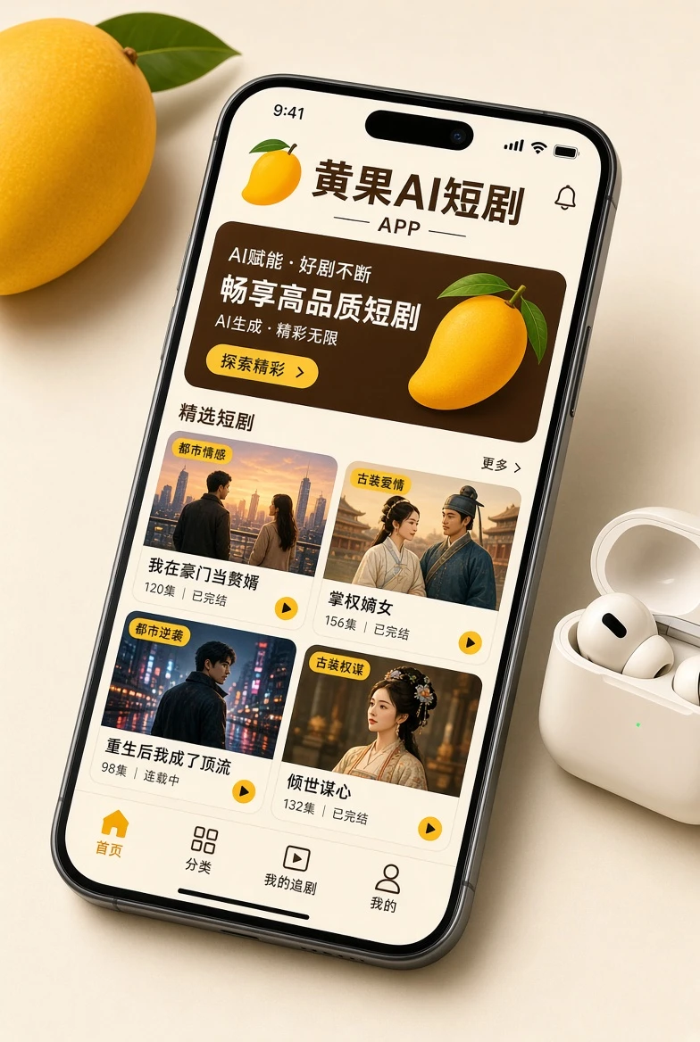 黄果AI短剧APP